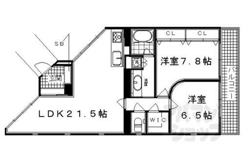 京都府京都市上京区釜座通丸太町上る夷川町 丸太町駅 2LDK マンション 賃貸物件詳細