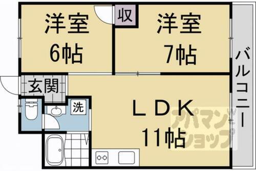 京都四条グランドハイツ 6階 2LDK 賃貸物件詳細