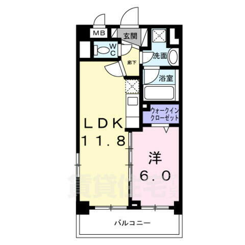 兵庫県尼崎市下坂部２丁目 塚口駅 1LDK マンション 賃貸物件詳細