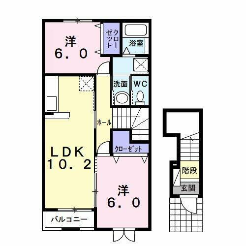 岐阜県大垣市波須１丁目 大垣駅 2LDK アパート 賃貸物件詳細