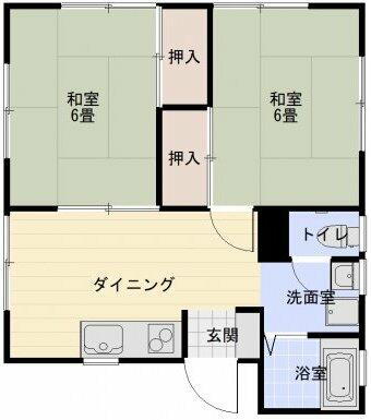 栃木県大田原市元町１丁目 西那須野駅 2DK アパート 賃貸物件詳細