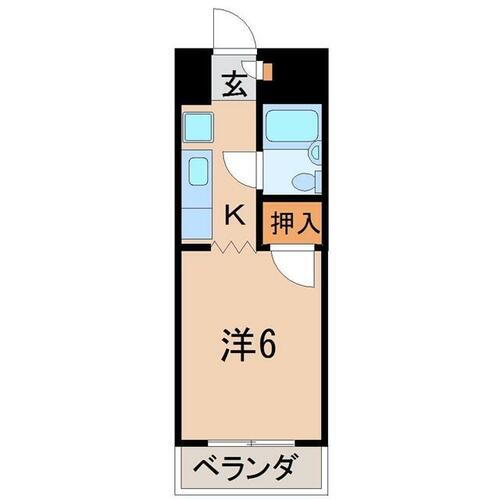 福島県福島市伏拝字台田 南福島駅 1K マンション 賃貸物件詳細