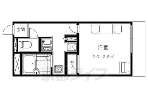 京都府京都市伏見区深草大亀谷東古御香町 ＪＲ藤森駅 1K アパート 賃貸物件詳細