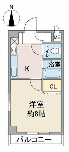愛知県名古屋市西区山木１丁目 上小田井駅 1K マンション 賃貸物件詳細