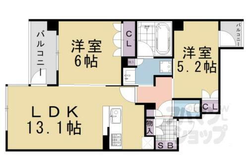 京都府京都市中京区室町通夷川上る鏡屋町 丸太町駅 2LDK マンション 賃貸物件詳細