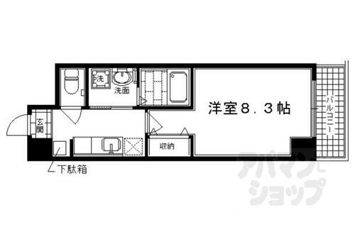 京都府京都市中京区宗林町 烏丸御池駅 1K マンション 賃貸物件詳細