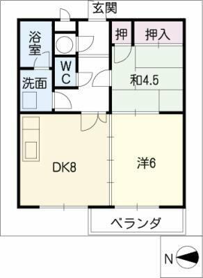 愛知県名古屋市緑区平手南１丁目 徳重駅 2DK マンション 賃貸物件詳細