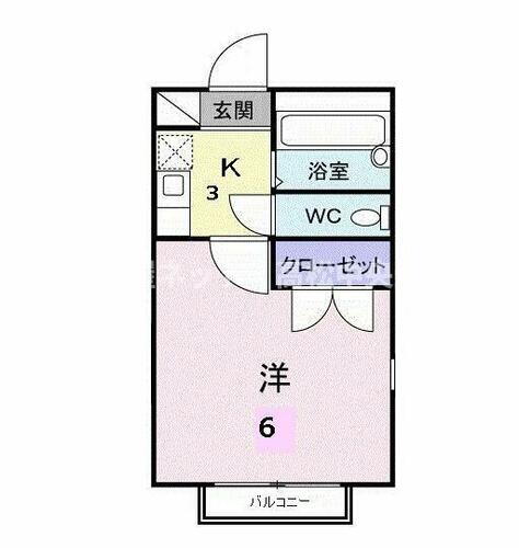 香川県高松市松縄町 林道駅 1K アパート 賃貸物件詳細