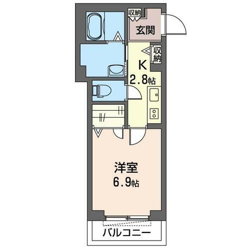 千葉県木更津市木更津２丁目 木更津駅 1K マンション 賃貸物件詳細