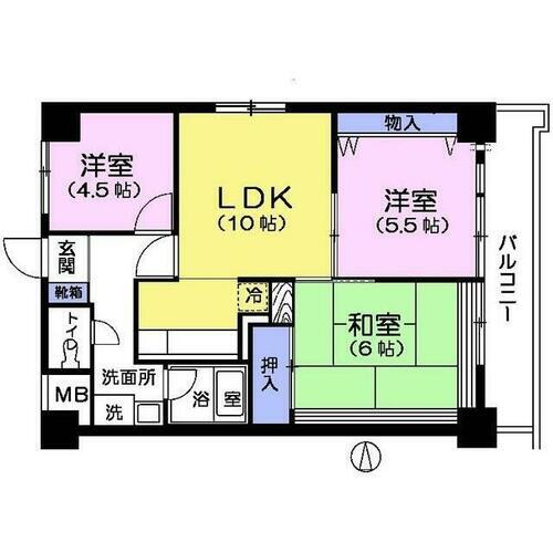 埼玉県新座市道場１丁目 ひばりヶ丘駅 3LDK マンション 賃貸物件詳細