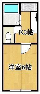 福岡県北九州市戸畑区千防３丁目 九州工大前駅 1K アパート 賃貸物件詳細