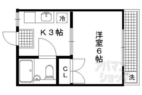 京都府京都市左京区田中下柳町 出町柳駅 1K マンション 賃貸物件詳細