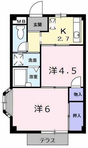 高知県高知市朝倉 朝倉駅 2K アパート 賃貸物件詳細