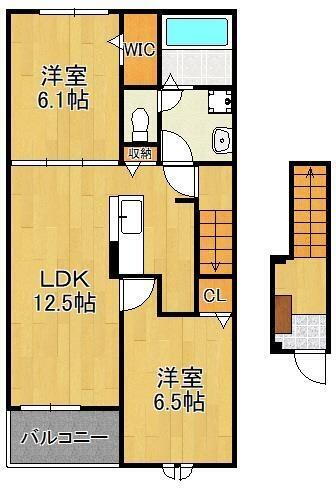 グレイス行橋西泉 2階 2LDK 賃貸物件詳細