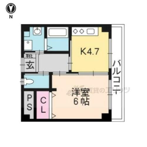 滋賀県大津市大萱１丁目 瀬田駅 1K マンション 賃貸物件詳細