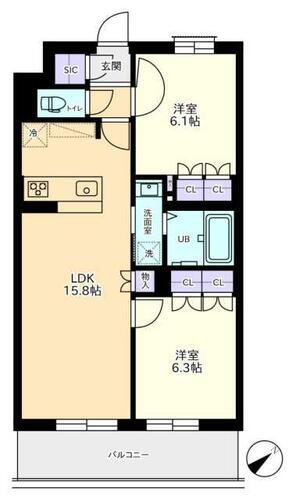 東京都昭島市中神町 賃貸マンション