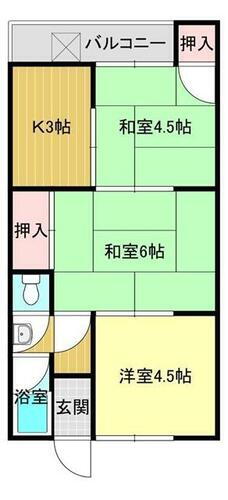兵庫県加古川市尾上町養田 尾上の松駅 3K アパート 賃貸物件詳細