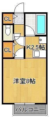 アーバンハイツ瓜生Ａ棟 1階 1K 賃貸物件詳細