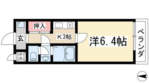 愛知県名古屋市瑞穂区前田町３丁目 瑞穂区役所駅 1K マンション 賃貸物件詳細