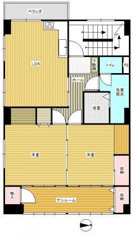 広島県広島市中区国泰寺町１丁目 2LDK マンション 賃貸物件詳細