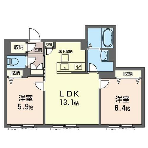 東京都三鷹市牟礼４丁目 吉祥寺駅 2LDK マンション 賃貸物件詳細