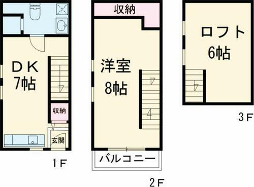 東京都板橋区前野町６丁目 上板橋駅 1SDK 一戸建て 賃貸物件詳細