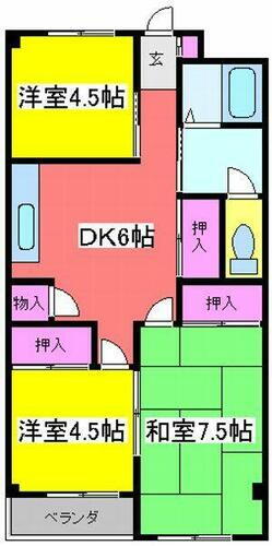 東京都江戸川区西瑞江３丁目 瑞江駅 3DK マンション 賃貸物件詳細