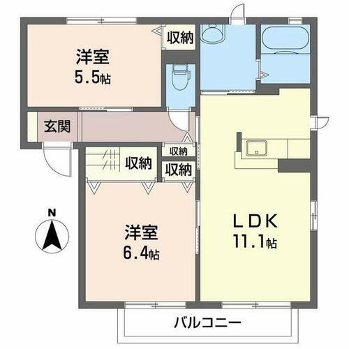 奈良県高市郡高取町大字観覚寺 壺阪山駅 2LDK アパート 賃貸物件詳細