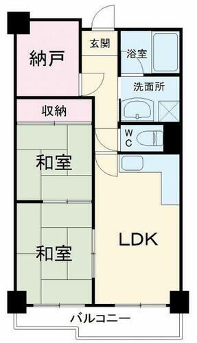 神奈川県茅ヶ崎市茅ヶ崎２丁目 茅ケ崎駅 2SDK マンション 賃貸物件詳細