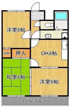 福岡県遠賀郡水巻町吉田東４丁目 東水巻駅 3DK マンション 賃貸物件詳細