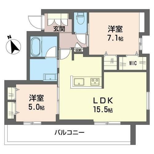 神奈川県横浜市港北区日吉本町３丁目 日吉本町駅 2LDK マンション 賃貸物件詳細