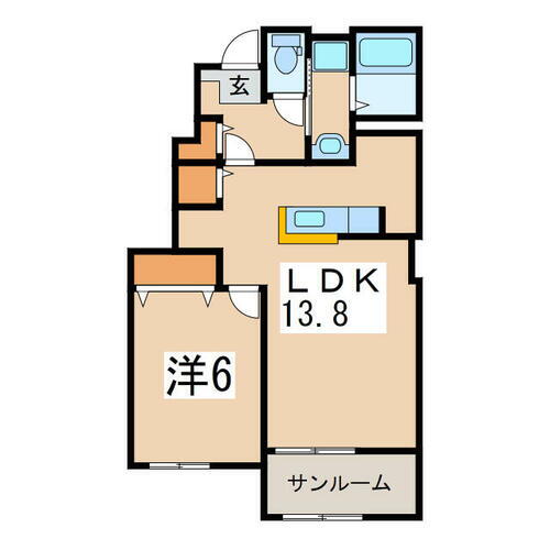 福島県会津若松市石堂町 1LDK アパート 賃貸物件詳細