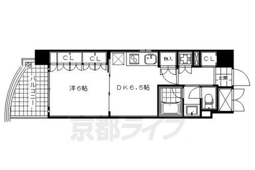 京都府京都市中京区室町通御池下る円福寺町 烏丸御池駅 1DK マンション 賃貸物件詳細