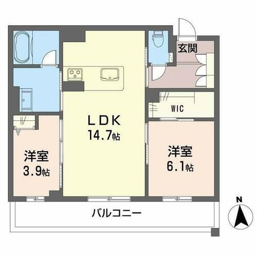 宮崎県宮崎市和知川原１丁目 2LDK マンション 賃貸物件詳細