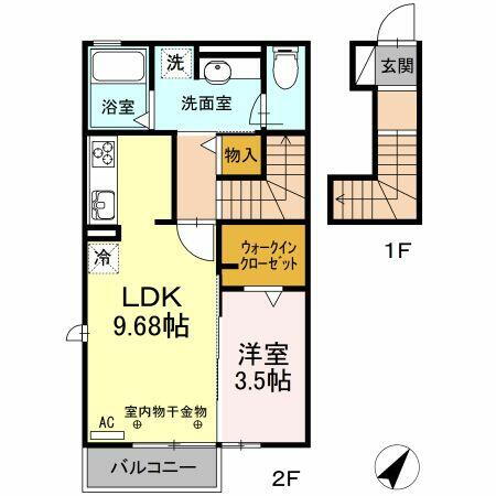 静岡県静岡市駿河区西脇 静岡駅 1LDK アパート 賃貸物件詳細
