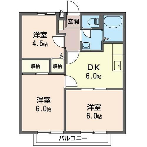 茨城県取手市白山１丁目 取手駅 3DK アパート 賃貸物件詳細