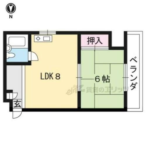 京都府京都市山科区大宅御供田町 椥辻駅 1LDK マンション 賃貸物件詳細