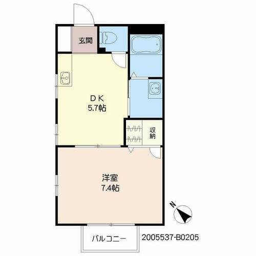 福岡県北九州市小倉南区石田町 1DK アパート 賃貸物件詳細