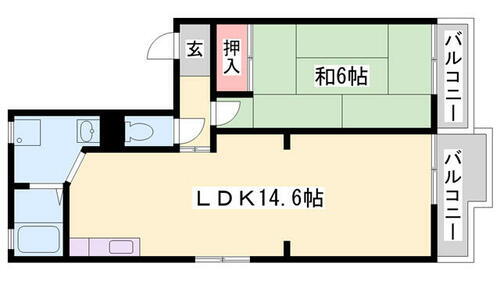 兵庫県姫路市八代 姫路駅 1LDK アパート 賃貸物件詳細