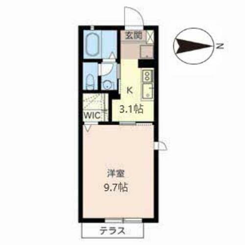 京都府京田辺市河原受田 新田辺駅 1K アパート 賃貸物件詳細