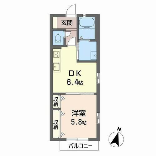 大阪府守口市馬場町１丁目 土居駅 1DK アパート 賃貸物件詳細