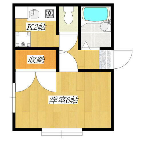 東京都北区岸町２丁目 東十条駅 1K アパート 賃貸物件詳細