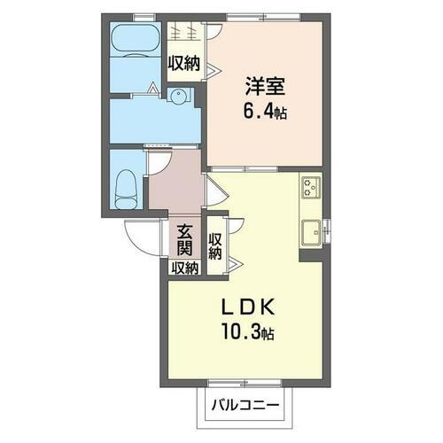 群馬県伊勢崎市柳原町 伊勢崎駅 1LDK アパート 賃貸物件詳細