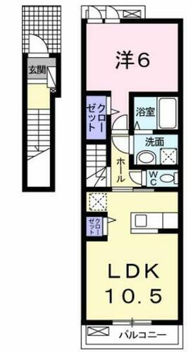 千葉県成田市郷部 成田駅 1LDK アパート 賃貸物件詳細