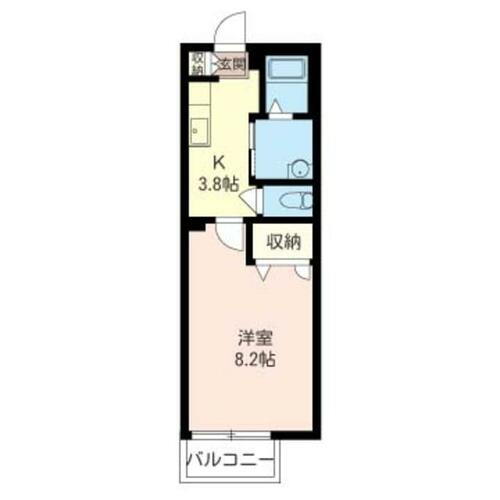 埼玉県鶴ヶ島市脚折町２丁目 坂戸駅 1K アパート 賃貸物件詳細
