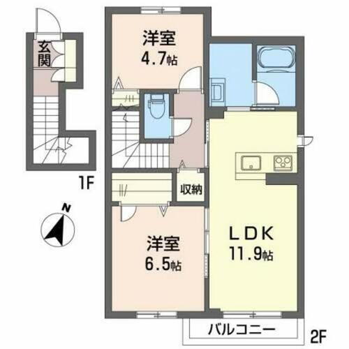 兵庫県加東市天神 社町駅 2LDK アパート 賃貸物件詳細