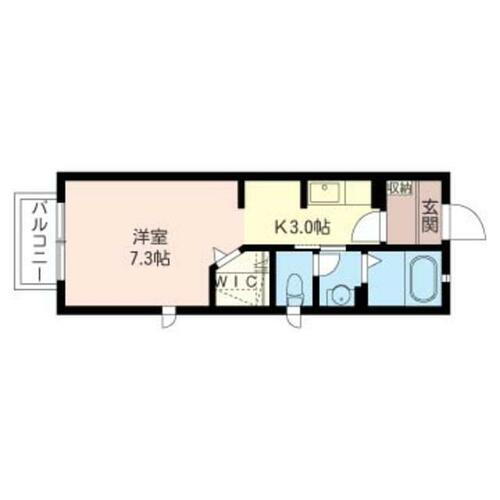 アンゼリカ 1階 1K 賃貸物件詳細