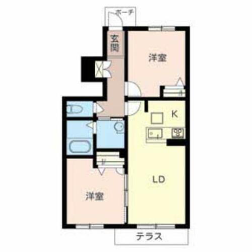 兵庫県加古郡播磨町古田１丁目 播磨町駅 2LDK アパート 賃貸物件詳細