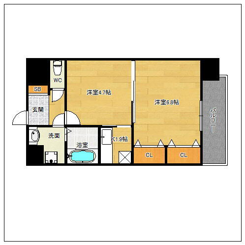 福岡県福岡市博多区板付４丁目 笹原駅 1DK マンション 賃貸物件詳細