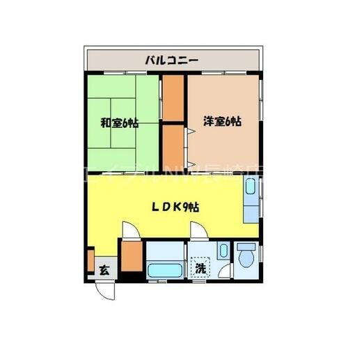 長崎県長崎市西山３丁目 長崎駅 2LDK マンション 賃貸物件詳細